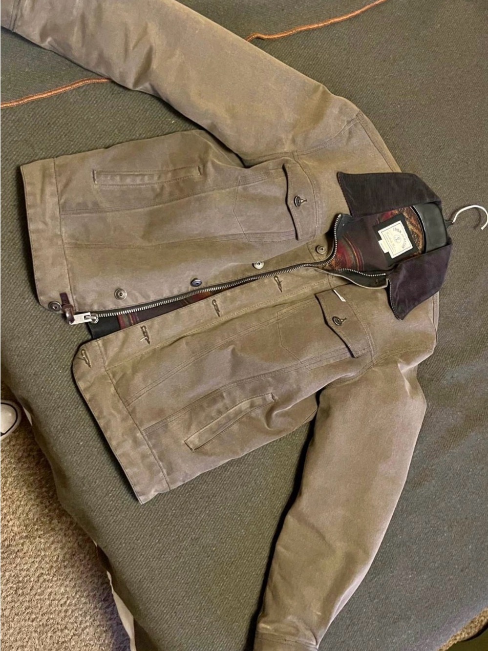 Iron & Resin Waxed jacket .